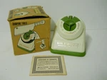 Vintage Dial-x Sharpener Perfect Edge Olive Green Scissor Knives Axe Tools Retro. Fixed Price $24.95.