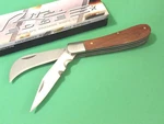 Rite Edge 210595 Hawkbill Utility Blade Wire Strip / Pruning Knife 4" Closed. Fixed Price $12.92.
