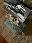 Studio Nova Silver Plate Serving Spoon & Fork Hostess Set Nib. Fixed Price $22.00.
