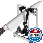 Ehoyal Knife Sharpener Tool Self-adjusting Stainless Steel And. Fixed Price $48.27.