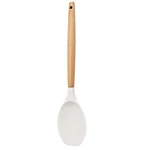 Briiec White Silicone Spatula Set With Wooden Handle, Heat 1PCS -. Fixed Price $17.37.