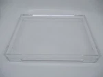 Guzzini Essence Acrylic Rectangular Serving Tray - 12 1/2" X 9 1/4" 0502B. Fixed Price $36.98.