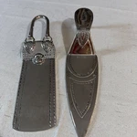Set Neiman Marcus Cake Pie Servers Silver Plate Shoe Bag Wedding Bridal Shower. Fixed Price $20.00.