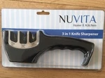 Nuvita Knife Sharpener 3 Stage Sharpening Diamond System New. Fixed Price $8.75.