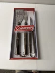 Coleman Stainless Steel Bbq Grill Utensils Set 3-PIECE. Fixed Price $15.00.