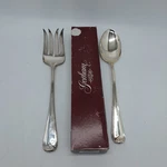 Gorham Heritage 2 Piece Salad Silver Plated 11" Fork & Spoon Serving Set Italy. Fixed Price $19.77.