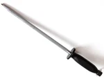 Winco K-34S 12" Honing Rod / Sharpening Steel, Stainless Black Handle. Fixed Price $15.00.