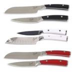 2 Piece Knife Set Santoku 3.5" Paring Forged Steel Clad Emerilware. Fixed Price $11.99.