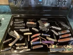 42 Piece Knife Set All Different Styles Knives. Fixed Price $417.43.
