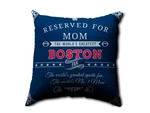 Boston Football Fan Reserve Your Seat Pillow - Personalized Cover. Fixed Price $21.95.