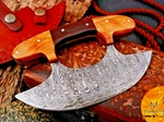 Alaskan Ulu Knife Legendary Chef Of The Arctic - Forge Damascus Blade 1813. Fixed Price $33.50.