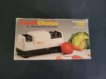 Chef's Choice Diamond Hone Electric Knife Sharpener Pro 100 Hvy Dty Trizor Edge. Fixed Price $25.00.