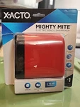 X-acto Mighty Mite Electric Pencil Sharpener Red New. Fixed Price $8.00.