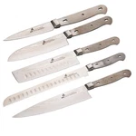 Zhen Kitchen Knife Blank 67-LAYER Damascus Set Of 5. Fixed Price $256.98.