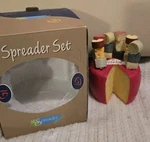 Supreme Mr. Mini Babybel Cheese Knife Block With Six Spreaders See. Fixed Price $12.74.