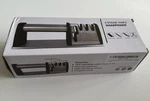 4 Stage Knife & Scissors Sharpener 18/0 Stainless Steel Nib. Fixed Price $29.99.