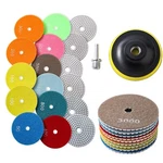 Power Tools Kit: 28 Diamond Polishing Pads + Backer Adapter Stone Fabrication. Fixed Price $58.89.