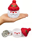 Santa Claus 4 Layers Cute Herb Spice Tobacco Grinder Crusher Kit Christmas Gift. Fixed Price $15.61.