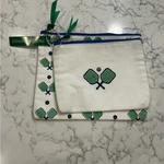 Twos Company Pickeball Patter Small Bag Pouch Set. Fixed Price $24.00.