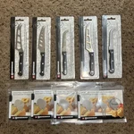 Swissmar 9 Piece Cheese Knife & Picks Set All New Sealed W/ Black Handles!. Fixed Price $49.99.