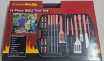 Kitchenworthy 18-PIECE Deluxe Bbq Tool Set With Carrying Case!. Fixed Price $21.59.
