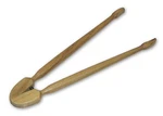 French Olive-wood Handcrafted Tongs, 52175, Salad Serving, Kitchen, Non-stick. Fixed Price $38.98.
