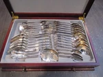 Viners Of Sheffield 44 Piece Canteen Silverware Flatware Cutlery Set W/ Box. Fixed Price $99.99.