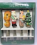 New! Set Of 4 Boston Warehouse Christmas Spreaders Bread Stainless Knives. Fixed Price $9.50.