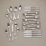 Gorham Column Shiny 45-PIECE Service For Of 8 Stainless Flatware Set New. Fixed Price $209.99.