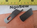 Upper + Lower Knife Blade Toyota 6300, 6600 Pfaff 4764 Serger #1250014229. Fixed Price $12.75.