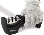3-STAGE Kitchen Knife Sharpener With Diamond Sharpening Rod Manual. Fixed Price $13.98.