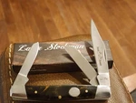 Rite Edge Large Stockman Knife 4" Black Pearl Pocket 210971-BK. Fixed Price $13.95.
