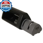 Kuhn Rikon Dual Knife Sharpener, 6-INCH, Black Swiss Design. Fixed Price $43.12.