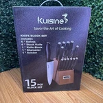 Kuisine Kitchen Chef Knife Setforged Stainless Steel Ultra Sharp Blade Ergono.... Fixed Price $45.70.
