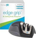 50009 Edge Grip 2-STAGE Knife Sharpener, Black, Coarse & Fine Sharpeners. Fixed Price $12.73.