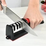 4-STAGE Kitchen Knife Sharpener Multi-functional Handheld Sharpening Tool. Fixed Price $5.99.