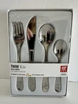 Zwilling J.a. Henckels Kids Twin Bino Series 4 Pc Flatware Set Nib Stainless. Fixed Price $25.00.