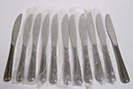 New Star Dinner Serving Knife Stainless Steel - Lot Of 11 Knives. Fixed Price $13.56.
