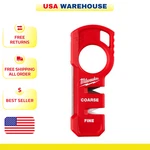 Milwaukee Compact Jobsite Handheld Knife Sharpener Large Finger Loop Secure Grip. Fixed Price $17.47.