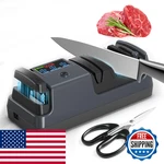 Newise 5-IN-1 Electric Knife Sharpener For Kitchen Knives 100 Diamond Abrasives. Fixed Price $98.60.