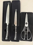 Wusthof Classic Ikon 3PC Utility Set. Fixed Price $246.36.