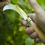 Opinel NO.10 Billhook Pruning Folding Knife Beech Wood Handle (113110, 000657). Fixed Price $47.00.