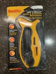 Smiths 10-SECOND Knife Scissors Sharpener Yellow Thumb Guard. Fixed Price $13.49.