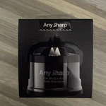 Anysharp Pro World's Best Knife Sharpener, With Powergrip - Gray New. Fixed Price $25.00.