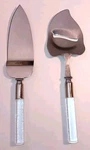 Vintage Frontier Forge Hostess Helper Stainless Cheese Slicer & Server Japan. Fixed Price $11.01.