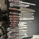 Shan Zu 15PCS Knife Set Japanese High Carbon Steel Kitchen New. Fixed Price $99.99.