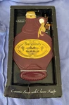 Villa Bella Burgundy Ceramic Server With Cheese Knife Nib. Fixed Price $9.95.