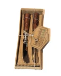 Urban Farm Rustic Thirstystone Set Of 2 Wooden Cheese Food Spreader Knives Nip. Fixed Price $13.49.