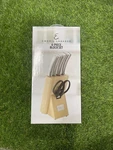 New Emeril 6 Pc. Block Set Cutlery Knives Kitchen Dinning Catering Shears Steel. Fixed Price $28.99.