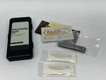 Keyunity KK02 Titanium Alloy Flipper Pocket Knife, + 20 Blade Refills. Fixed Price $25.41.